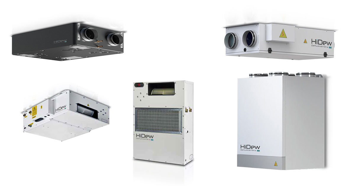 Gamma deumidificatori e ventilazione meccanica